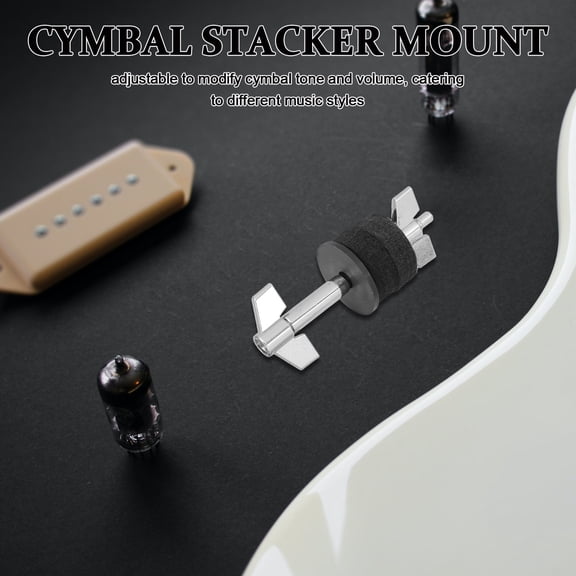 REOFLYUP Cymbal Stacker Alloy Felt Double Layer Setup for Live Performances 1Pack