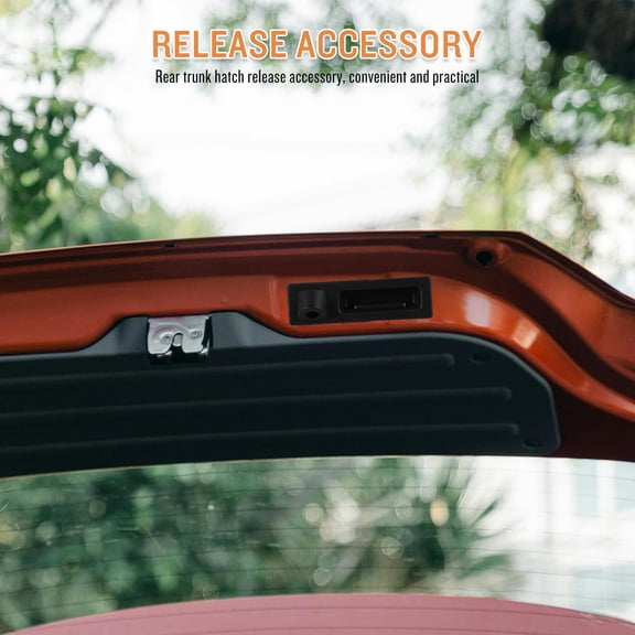 REOFLYUP Sleek Black Plastic Car Trunk Handle Replacement Rear Hatch Latch for Various Models