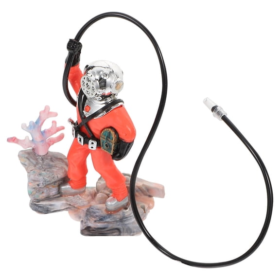 REOFLYUP Small Treasure Box ABS Fish Tank Accessories Air Bubbler For Aquarium Enhancement 1Pcs