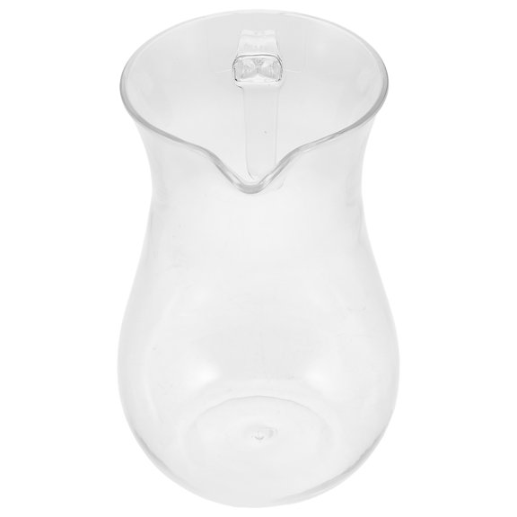 REOFLYUP Transparent Plastic Wine Dispenser Pitcher with Practical Handle for Events