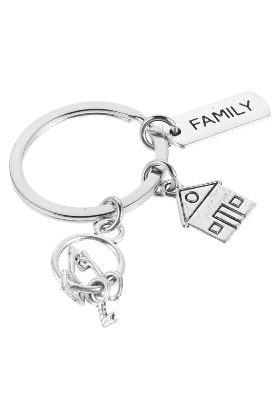 Unique 2026 Housewarming Keychain Metal Keyring for New Homeowners Gift for Couples