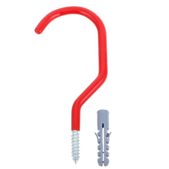 REOFLYUP Utility Hooks Bike Hook Red 1Pack For Wall Mounting And Ceiling Mounting