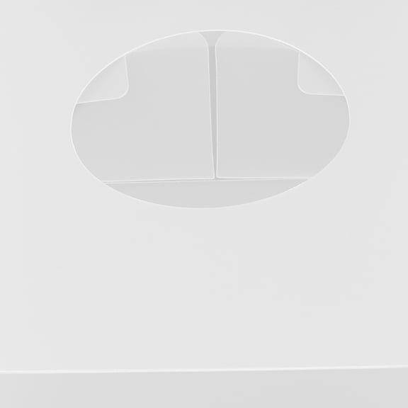 REOFLYUP White Donation Box for Meetings with Sturdy PP Material and Multi Function Storage