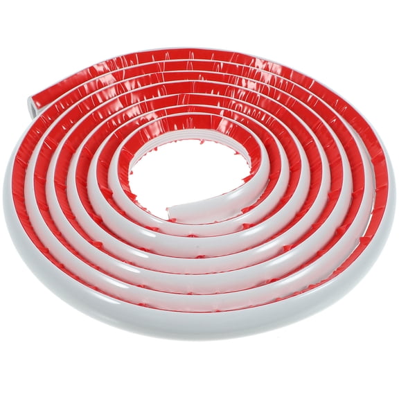 REOFLYUP White Self Adhesive Peel and Stick Corner Molding Trim Flexible for Wall Corner and Tile Edge