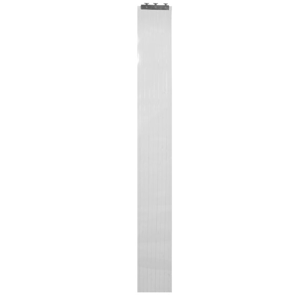 REOFLYUP Windproof Transparent Strip Curtain for Doors with Dust Barrier and Airflow Control