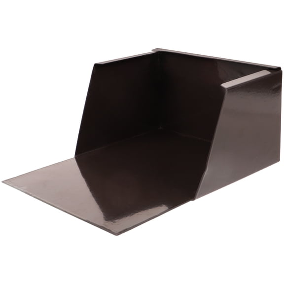 REOFLYUP Easy Install Aluminum Splash Block for Rain Downspout in Coffee Color