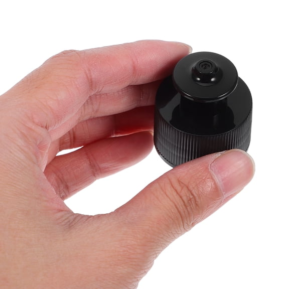 REOFLYUP push pull lid 28 mm Black and White Plastic Leakproof Bottle Caps 20-Pack