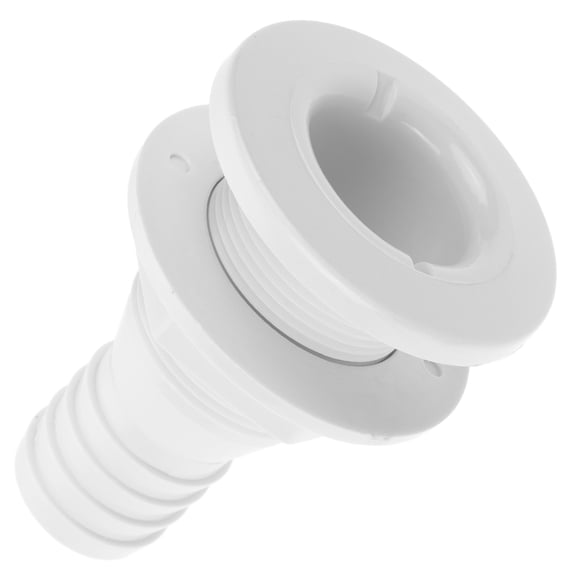 REOFLYUP scupper Valves for Boats Thru Hull Fitting White ABS Plastic for Yacht 1Pcs