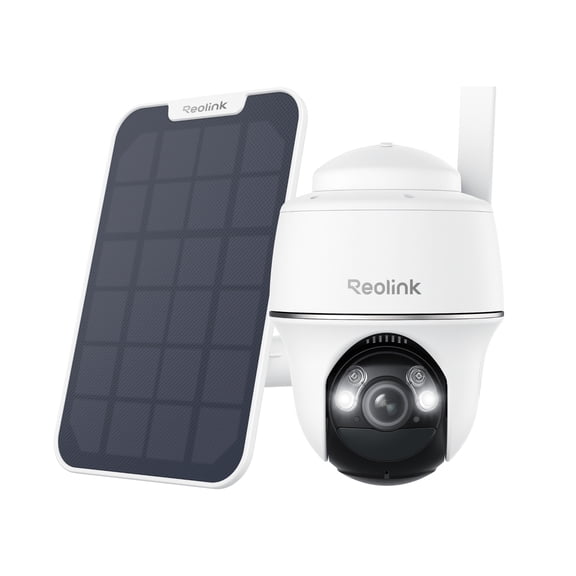 Reolink Go PT Plus 5MP 4G LTE Solar Security Camera, Smart Detection, Color Night Vision, Pan Tilt & Auto Tracking