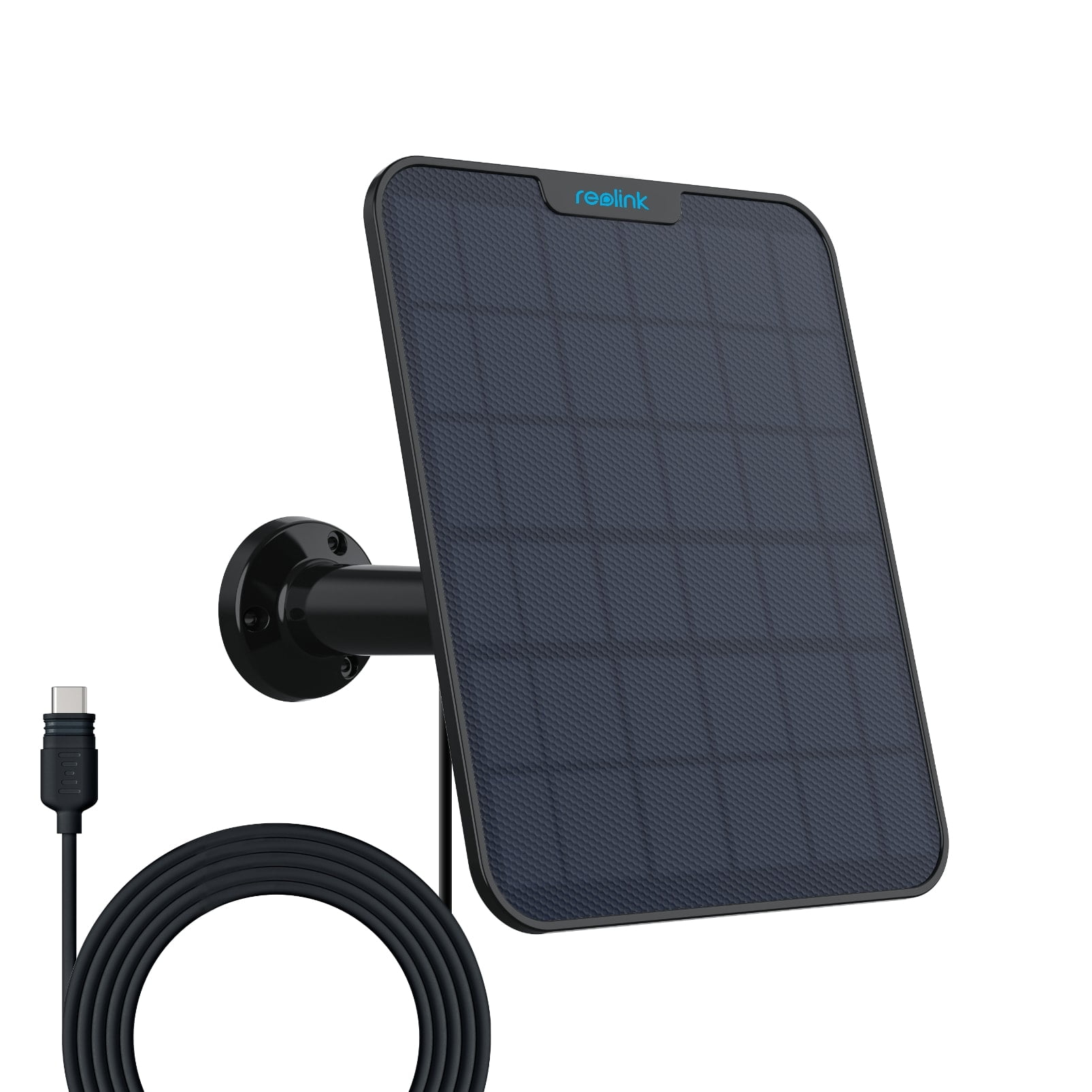 REOLINK 6W Solar Panel Non-Stop Solar Power for Wireless Battery Camera Outdoor (Black)