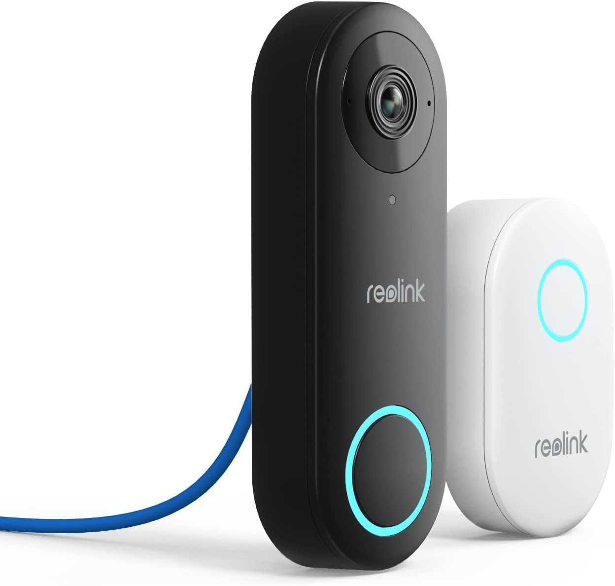 Reolink Smart Wi-Fi Video Doorbell Wired with Chime White/Black VDW5M -  Best Buy