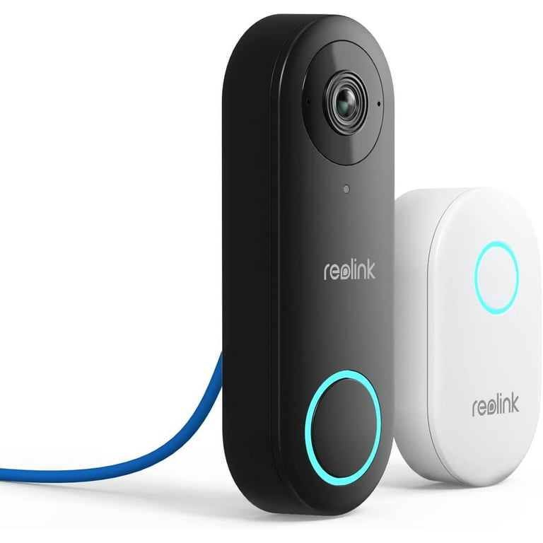 REOLINK Video Doorbell PoE Camera - 180° Diagonal, 5MP IP Security Camera  Outdoor with Chime, 2-Way Talk, Plug & Play, Secured Local Storage, No  Monthly Fee 