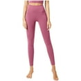 thumbnail image 1 of REORIAFEE 7/8 Leggings for Women High Waist Scrunch Butt Athletic Leggings Solid Print Yoga Pants Buttery Soft Exercise Pants for Running Workout Elastic Tights Hot Pink S, 1 of 4