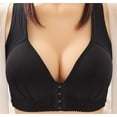 thumbnail image 1 of REORIAFEE Bras for Women Full Coverage No Wire Gathered Everyday Bras for Older People Bras V Neck Comfy Corset Bra Adjustable Straps Lightly Lined Classic Seamless Brassiere Anti-Sagging Bra, 1 of 3