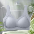 thumbnail image 1 of REORIAFEE Bras for Women Comfortable Pull on Wide Strap Push up Bra Seamless Padded Bras M-2XL, 1 of 4