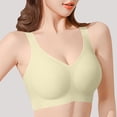thumbnail image 1 of REORIAFEE Bras for Women No Underwire Push up Pull on Plus Size Bralette Comfortable Seamless Padded Bras M-5XL, 1 of 3