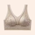 thumbnail image 1 of REORIAFEE Bras for Women No Underwire Push up Pull on Wide Strap Bralette Comfortable Lace Padded Bras with Full Back M-XL, 1 of 3