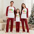 thumbnail image 1 of REORIAFEE Christmas Pajamas for Family 2 Piece Kids Boys Girls Loungewear Long Sleeve Top and Pant Plaid Soft Lightweight Sleepwear Multicolor 0-15T, 1 of 5