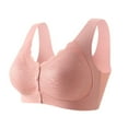 thumbnail image 1 of REORIAFEE Front Closure Bras for Older Women Wide Strap No Underwire Push up Bralette Comfortable Padded Bras with Full Back S-2XL, 1 of 4