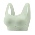 thumbnail image 1 of REORIAFEE Full Coverage Bras for Women Wireless Wide Strap No Underwire Push up Bralette Comfortable Padded Bras with Full Back M-2XL, 1 of 6