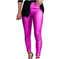 thumbnail image 1 of REORIAFEE Hot Pink Pants Plus Size Women Shiny Palazzo Pants with Pockets High Waisted Casual Pants Lightweight Baggy Stretchy Trousers 2024 Trending Fashion Clothing, 1 of 6