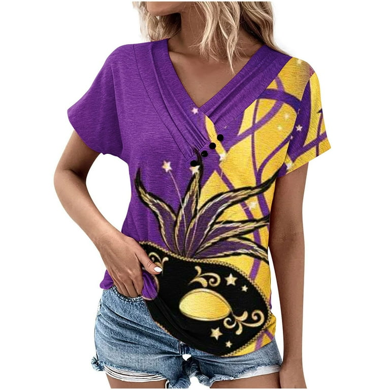 Mardi gras color block sweatshirt clearance
