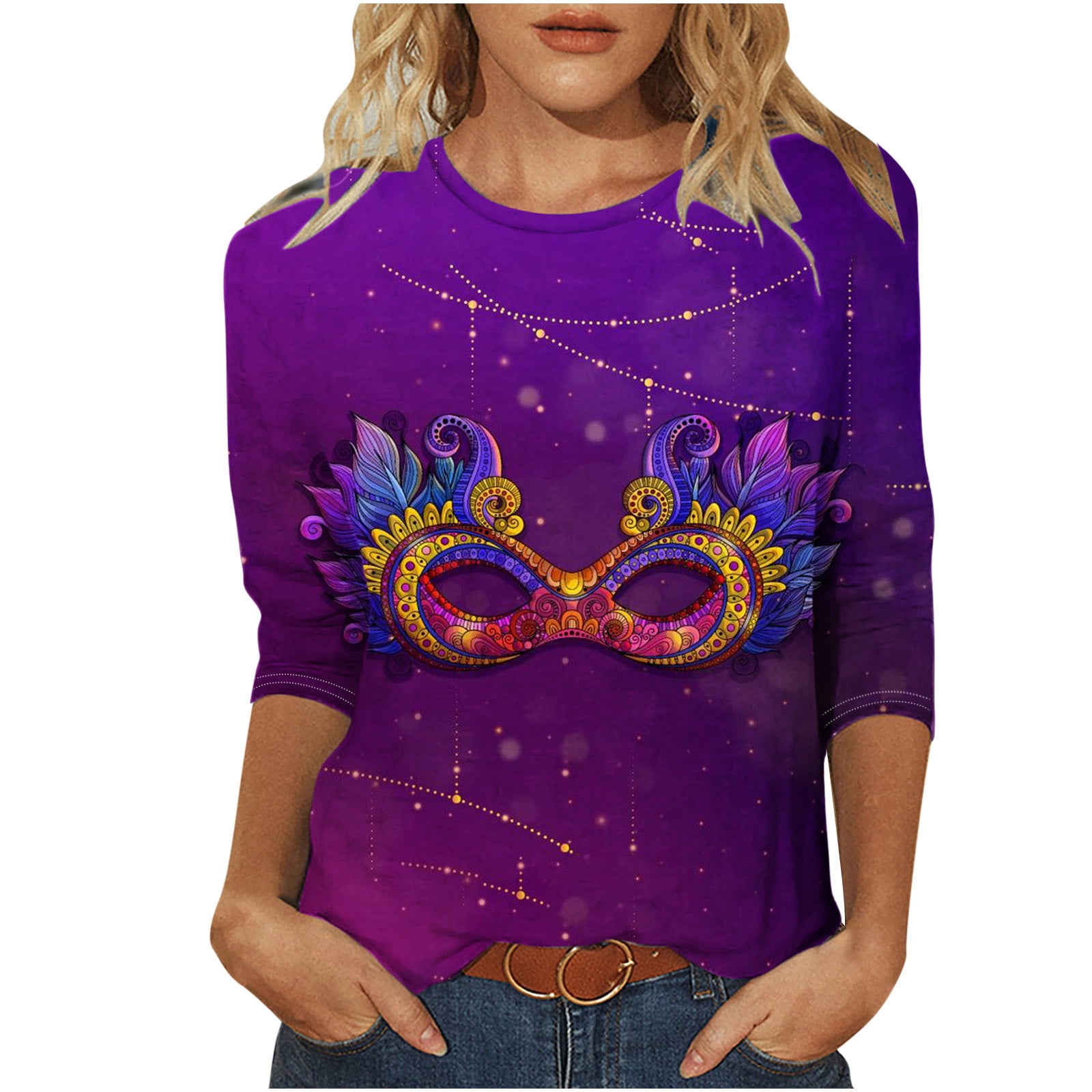 mardi gras ladies tops