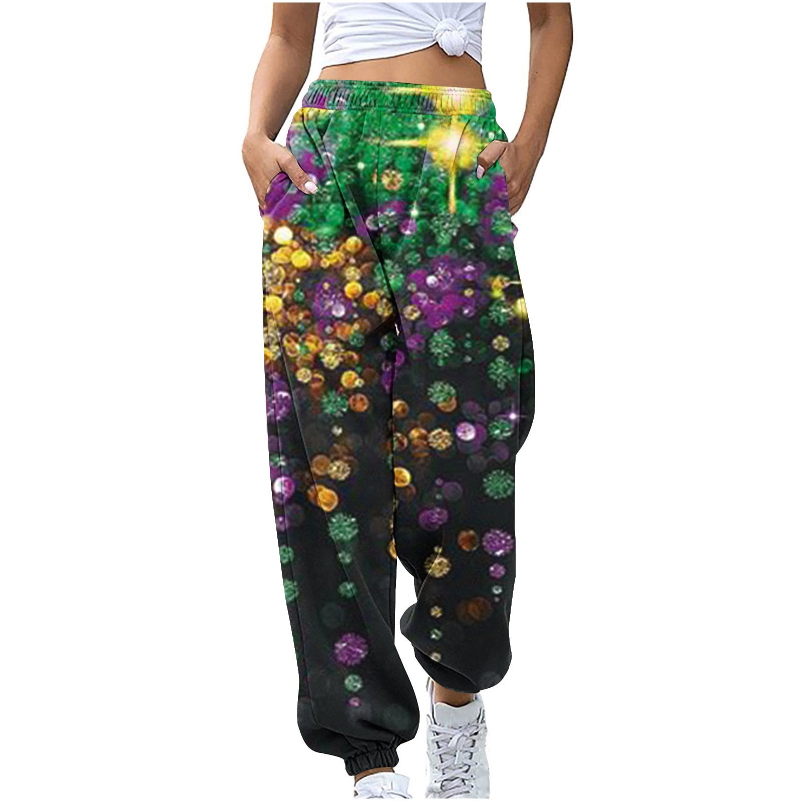 mardi gras pants womens
