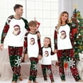 thumbnail image 1 of REORIAFEE Matching Christmas Pajamas Family 2 Piece Kids Boys Girls Loungewear Long Sleeve Top and Pant Plaid Soft Lightweight Sleepwear Red 2-10T, 1 of 6