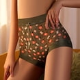 thumbnail image 1 of REORIAFEE Panties for Women High Waist Lace Full Coverage Briefs Strech Breathable Panties Soft Comfy Underpants Lingerie Green M, 1 of 9