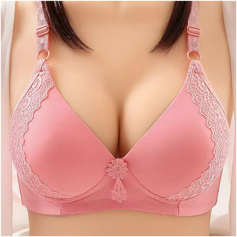 REORIAFEE Push Up Bra Lift Up Bra for Women Plus Size Breathable