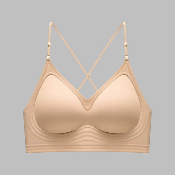 REORIAFEE Push up Bras for Women Adjustable Straps Bra Racerback Comfortable Padded Bras S-XL