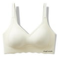 thumbnail image 1 of REORIAFEE Seamless Bralette with Removable Pads Wavy Wireless Everyday Bras Wirefree Bras V Neck Comfy Corset Bra Adjustable Straps Comfortable Breathable Brassiere Anti-Sagging Bra, 1 of 7