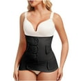 thumbnail image 1 of REORIAFEE Shapewear Bodysuit Women Two Piece Postpartum Body Shaper Corset Shapewear Segmented Waist Cincher Workout Girdle Butt Lifter Bodysuit Black XL, 1 of 5