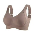 thumbnail image 1 of REORIAFEE Sports Bras for Women Pull on Plus Size No Underwire Push up Bralette Full Coverage Comfortable Low Impact Bras 4XL, 1 of 7