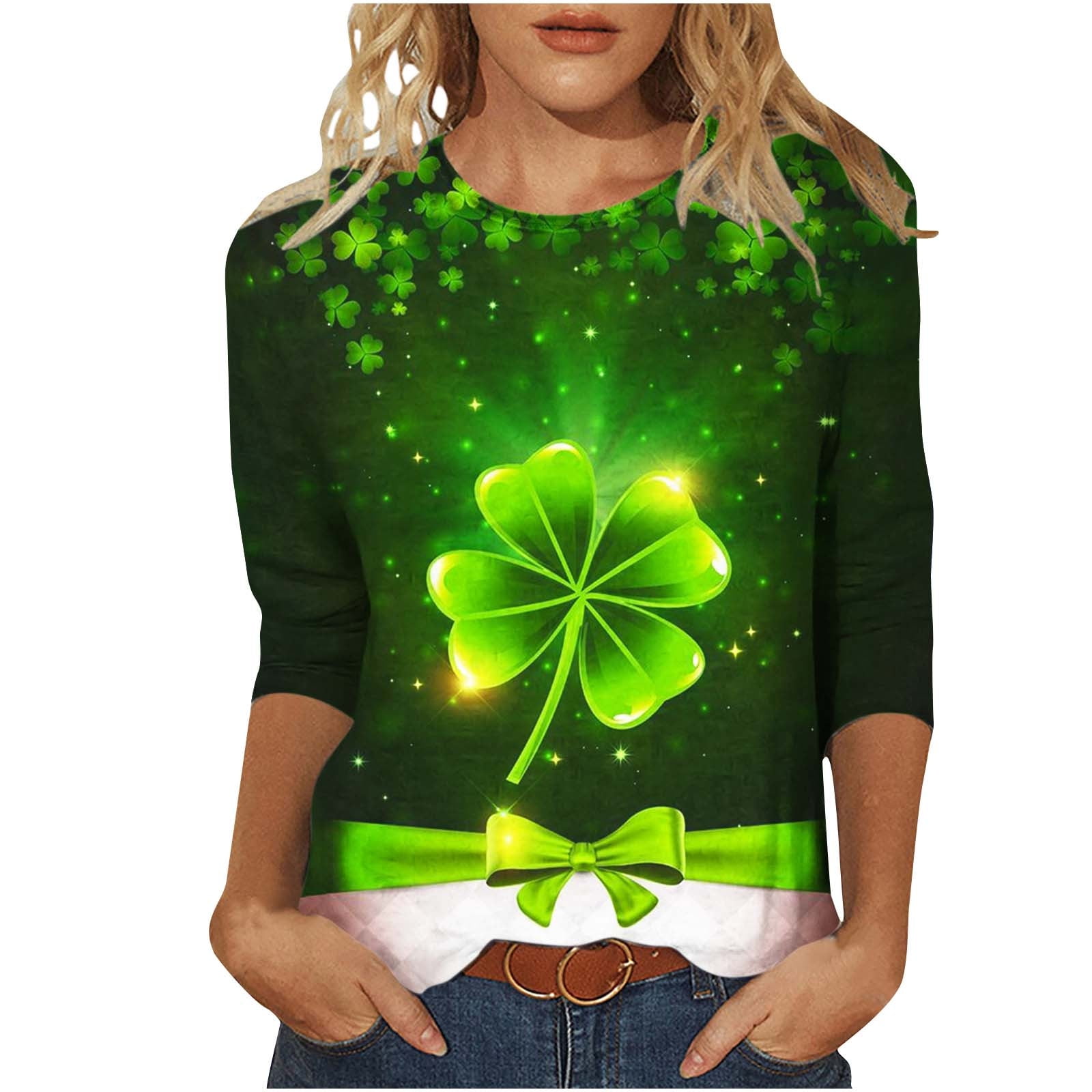 cheap patricks day tops women