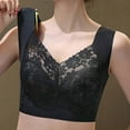 thumbnail image 1 of REORIAFEE Wireless Bras for Women Pull on Plus Size Wide Strap No Underwire Push up Bralette Comfortable Lace Padded Bras M-5XL, 1 of 6