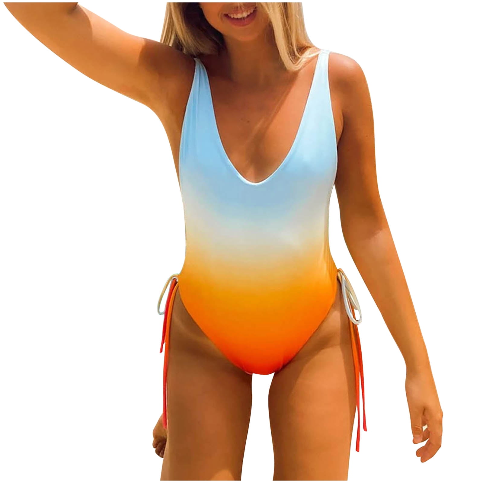REORIAFEE Women's One Piece Swimsuit Sexy Bathing Suit Clearance