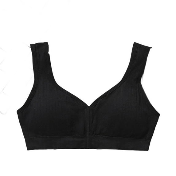 REORIAFEE Women's Sports Bras Pull on Wide Strap No Underwire Push up Bralette Comfortable Padded Low Impact Bras S-2XL