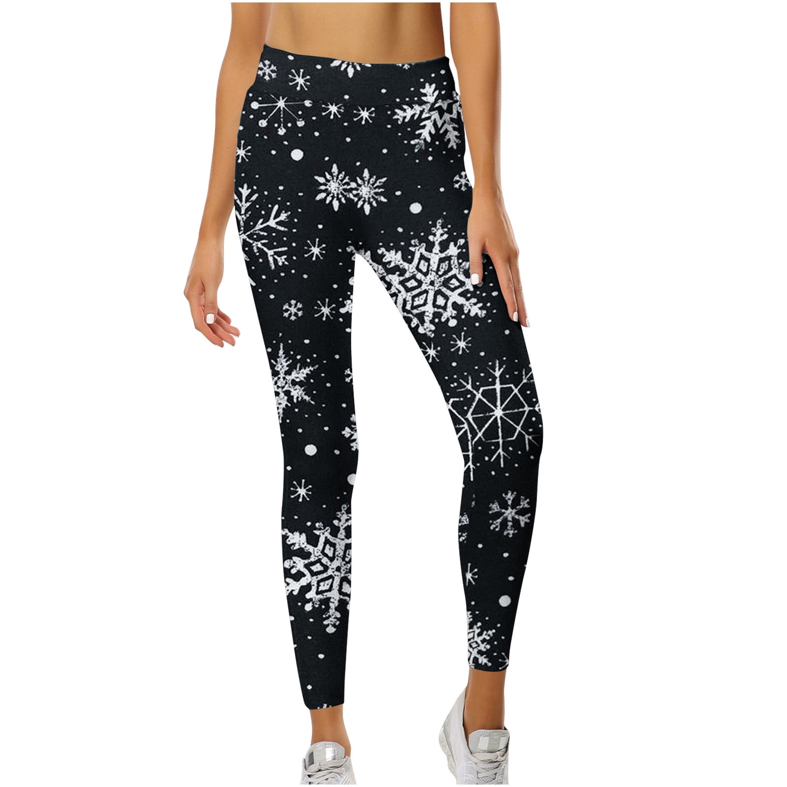 REORIAFEE Womens Christmas Leggings Plus Size Fall Leggings Workout