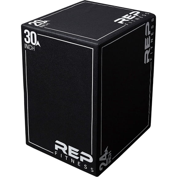 REP Soft Plyo Box | 3-in-1 Foam Jump Box | 3 Size Options 16", 20", 24" | Plyometric Training Platform | Home Gym Equipment | Non-Slip Step Block | Adjustable Workout Box | CrossFit Jump Tool