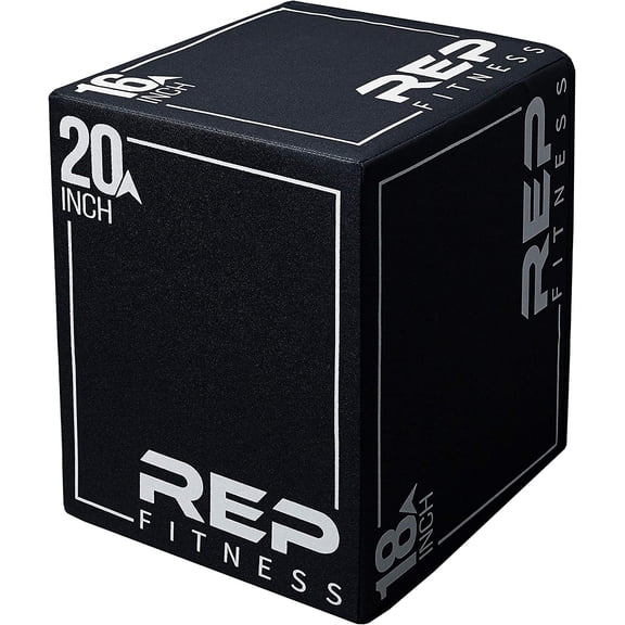 REP Soft Plyo Box | 3-in-1 Foam Jump Box | 3 Size Options 16", 20", 24" | Plyometric Training Platform | Home Gym Equipment | Non-Slip Step Block | Adjustable Workout Box | CrossFit Jump Tool