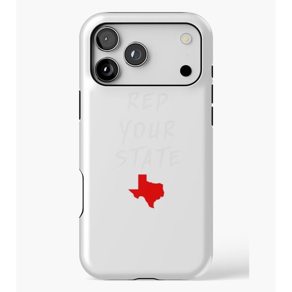 REP YOUR STATE TEXAS 2 M1956, Protective Case for iPhone 17 16 15 14 13 12 11 Pro Max – Modern Unisex Style