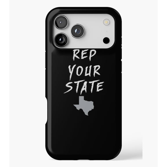 REP YOUR STATE TEXAS M1648, Protective Case for iPhone 17 16 15 14 13 12 11 Pro Max – Modern Unisex Style