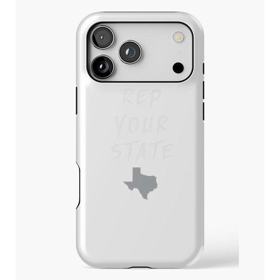 REP YOUR STATE TEXAS M1665, Protective Case for iPhone 17 16 15 14 13 12 11 Pro Max – Modern Unisex Style