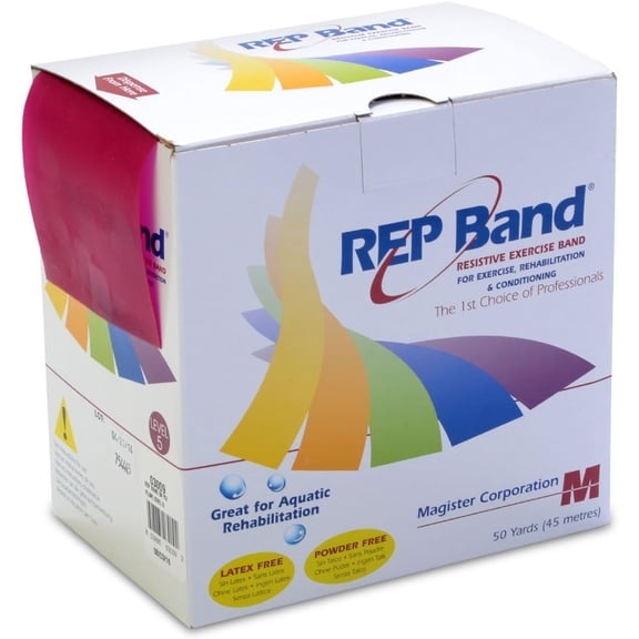 REP latex-free-exercise band, plum, 50 yard