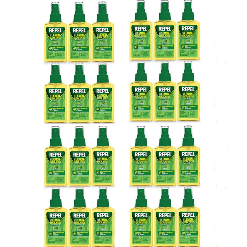 REPEL Lemon Eucalyptus Natural Insect Repellent with 4 oz Pump Spray