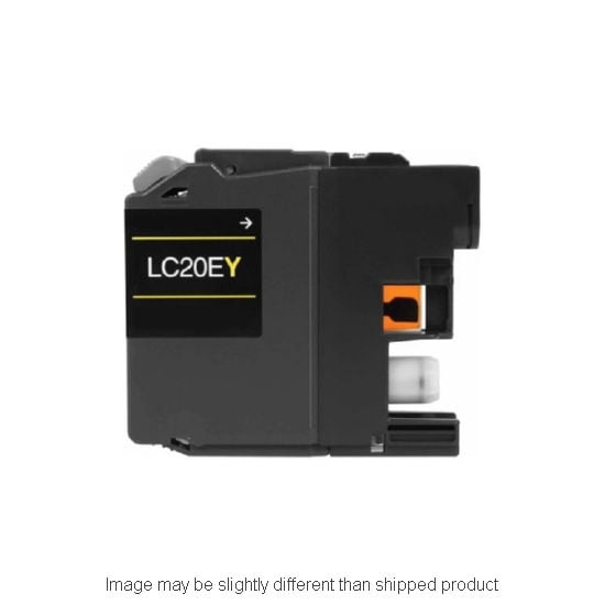 REPL BROTHER LC20E SUPER HI YELLOW INK, COMPATIBLE, 1.2k yield