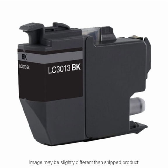 REPL BROTHER LC3013 HI YLD BLACK INK, COMPATIBLE, 400 yield