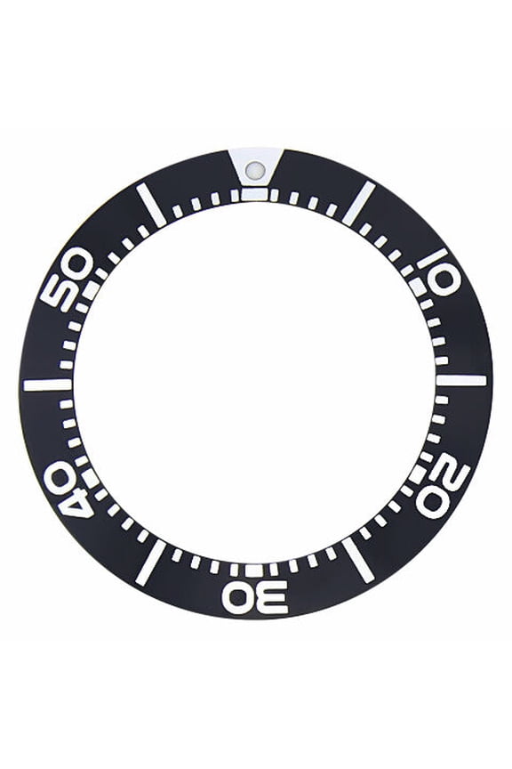 REPLACEMENT BEZEL INSERT BLACK FOR WATCH 38.50MM X 29MM